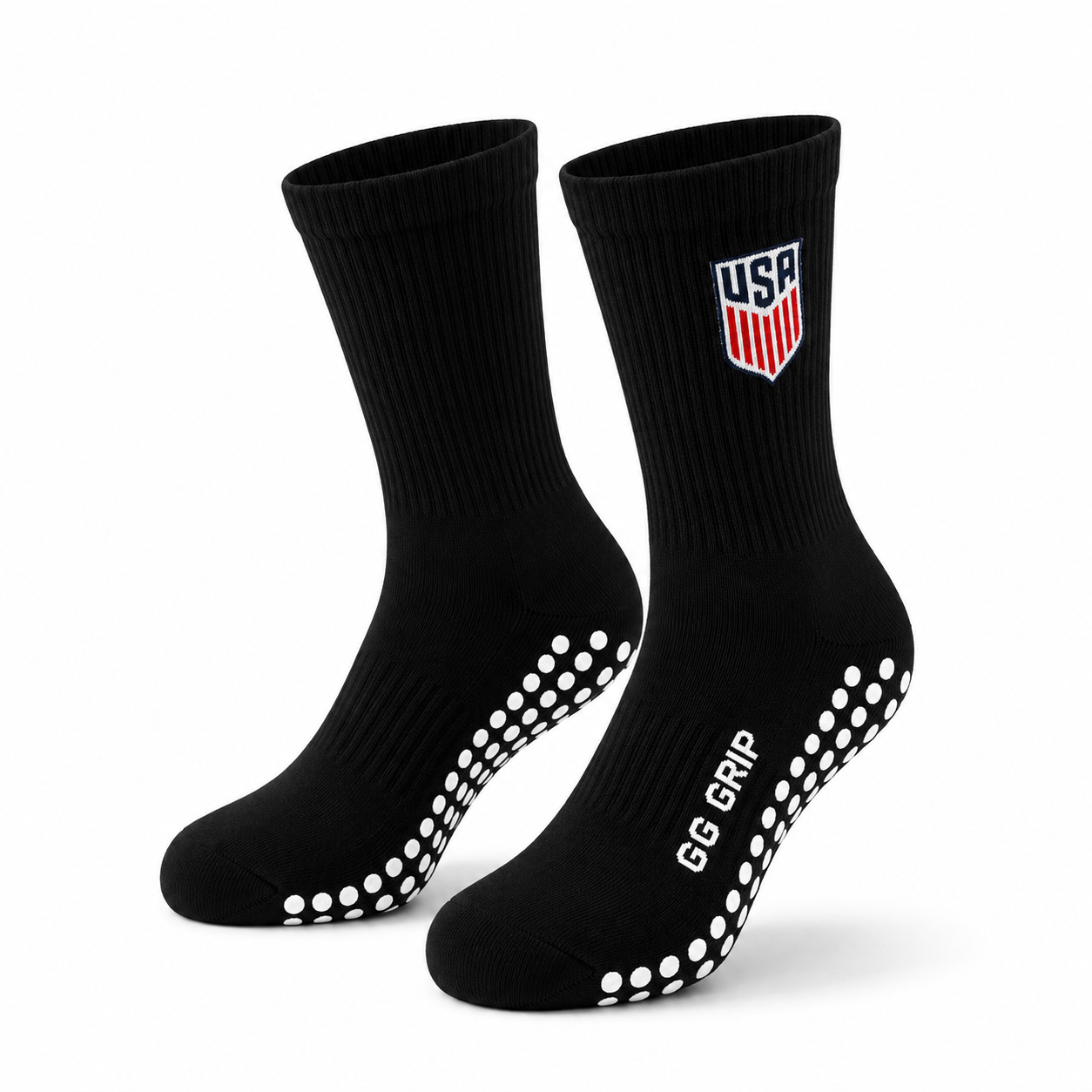 USA GRIP SOCKS (BLACK)
