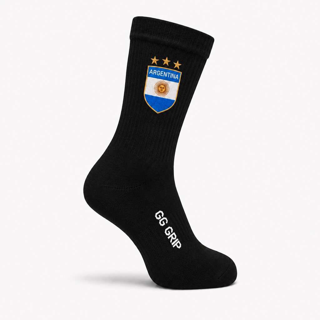ARGENTINA PERFORMANCE SOCKS (BLACK)