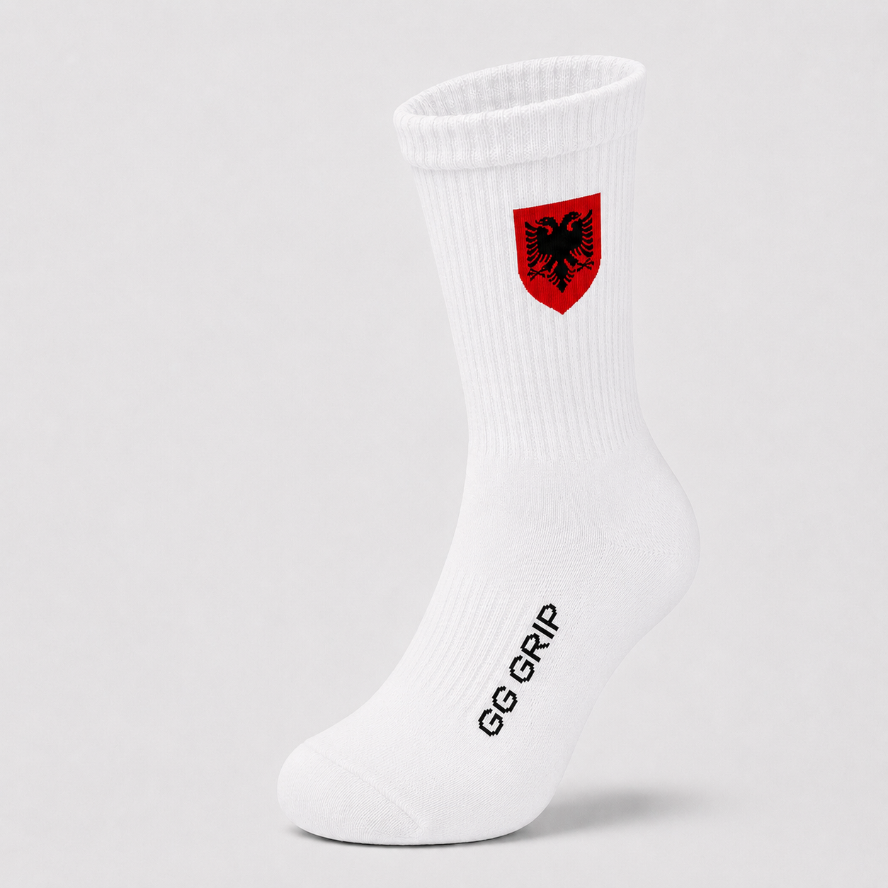 ALBANIA PERFORMANCE SOCKS (WHITE)