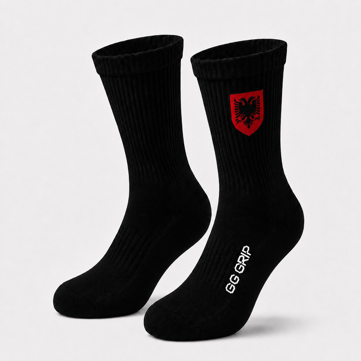 ALBANIA PERFORMANCE SOCKS (BLACK)