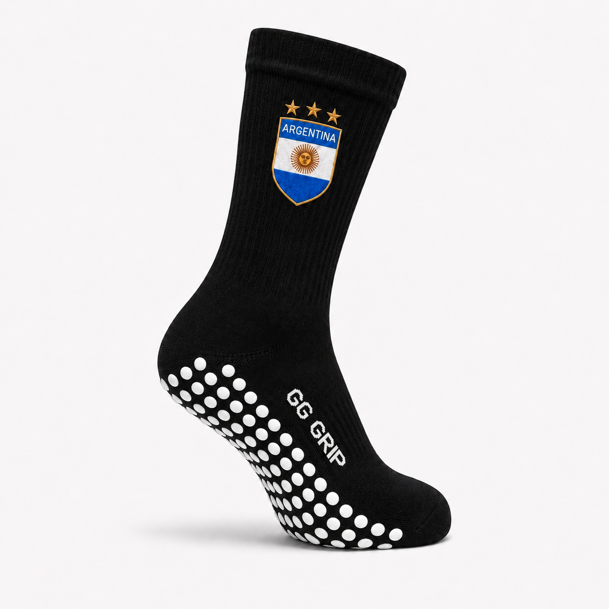 ARGENTINA GRIP SOCKS (BLACK)