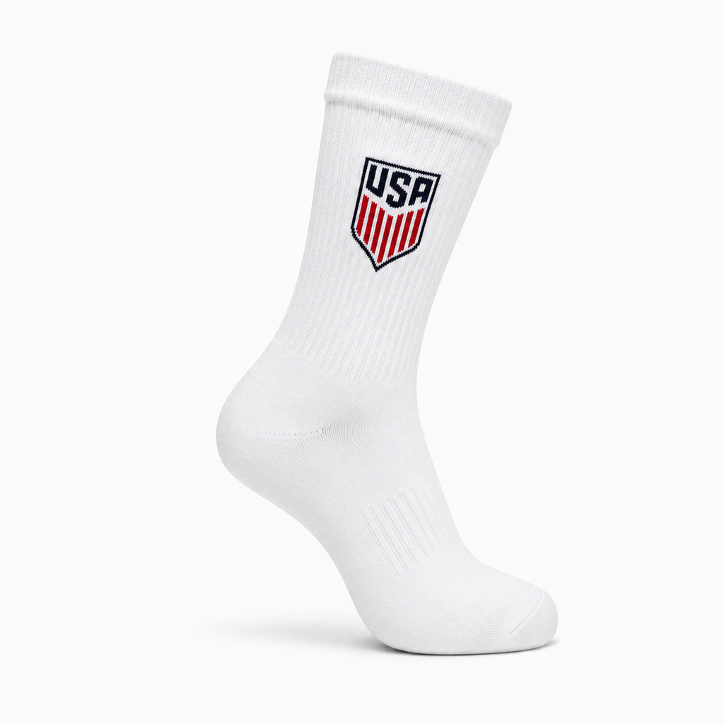 USA PERFORMANCE SOCKS (WHITE)
