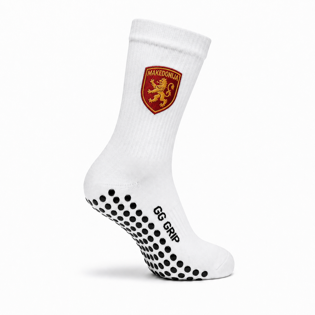 MAKEDONIJA GRIP SOCKS (WHITE)