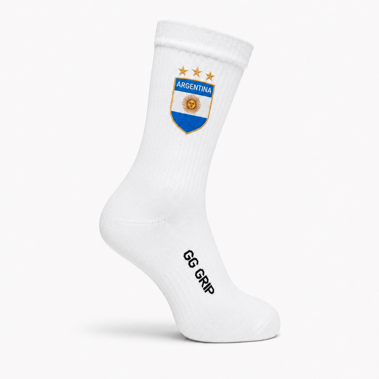 ARGENTINA PERFORMANCE SOCKS (WHITE)