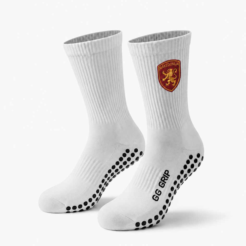 MAKEDONIJA GRIP SOCKS (WHITE)