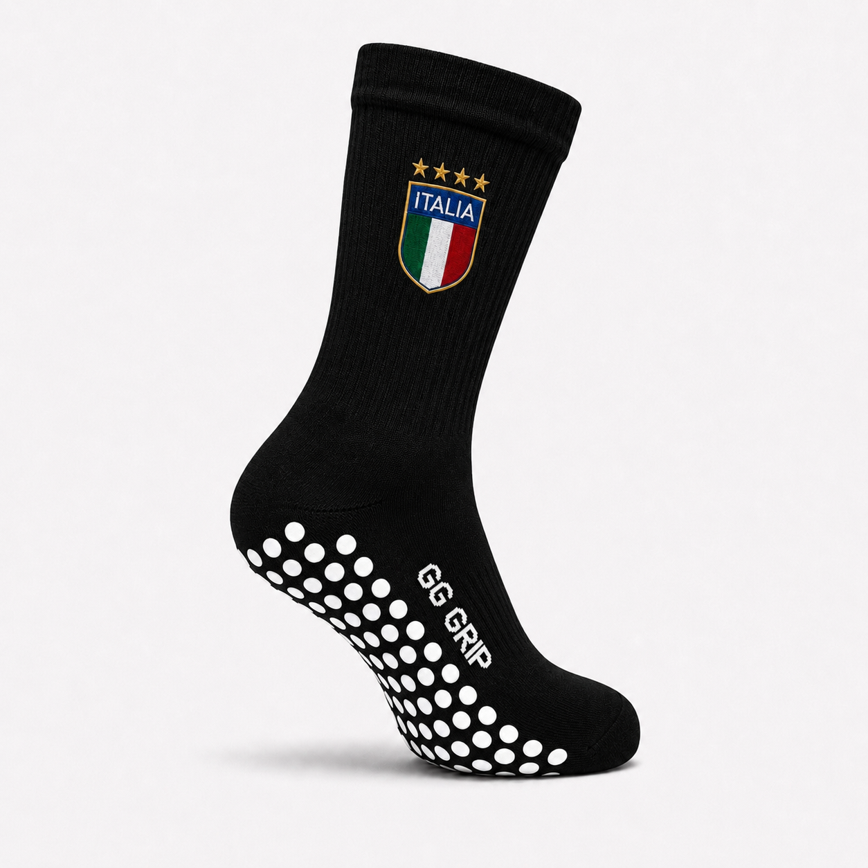 ITALIA GRIP SOCKS (BLACK)