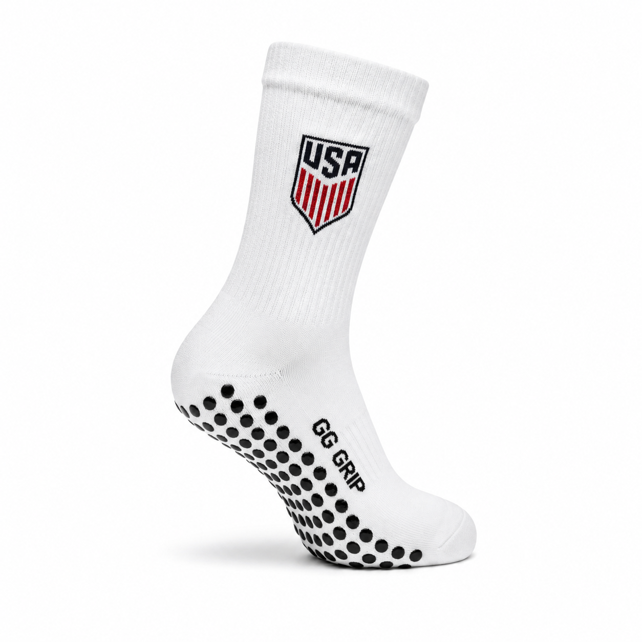 USA GRIP SOCKS (WHITE)