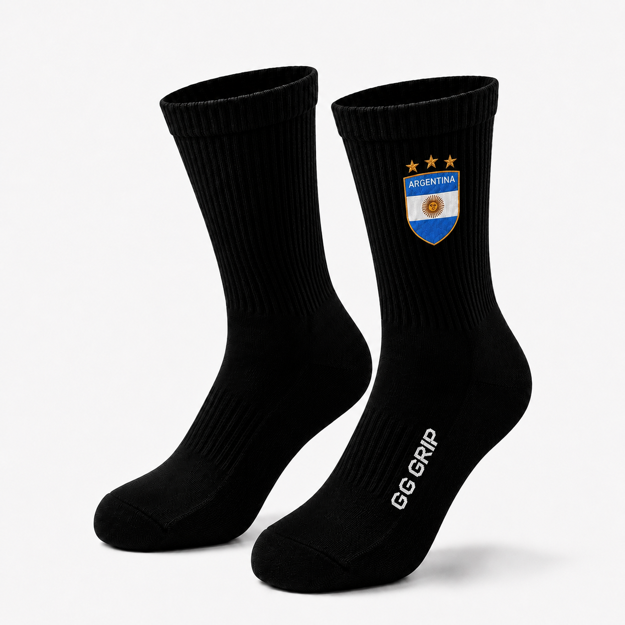 ARGENTINA PERFORMANCE SOCKS (BLACK)